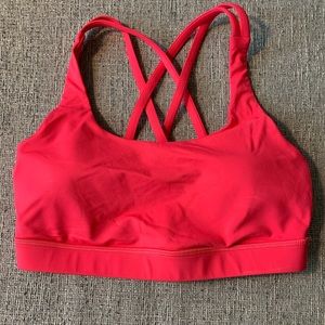 Lululemon hot pink energy bra